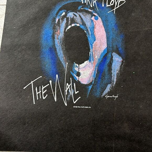 Vintage 82 Gerald Scarfe Pink Floyd The Wall Painting On Felted Fabric - Picture 2 of 6